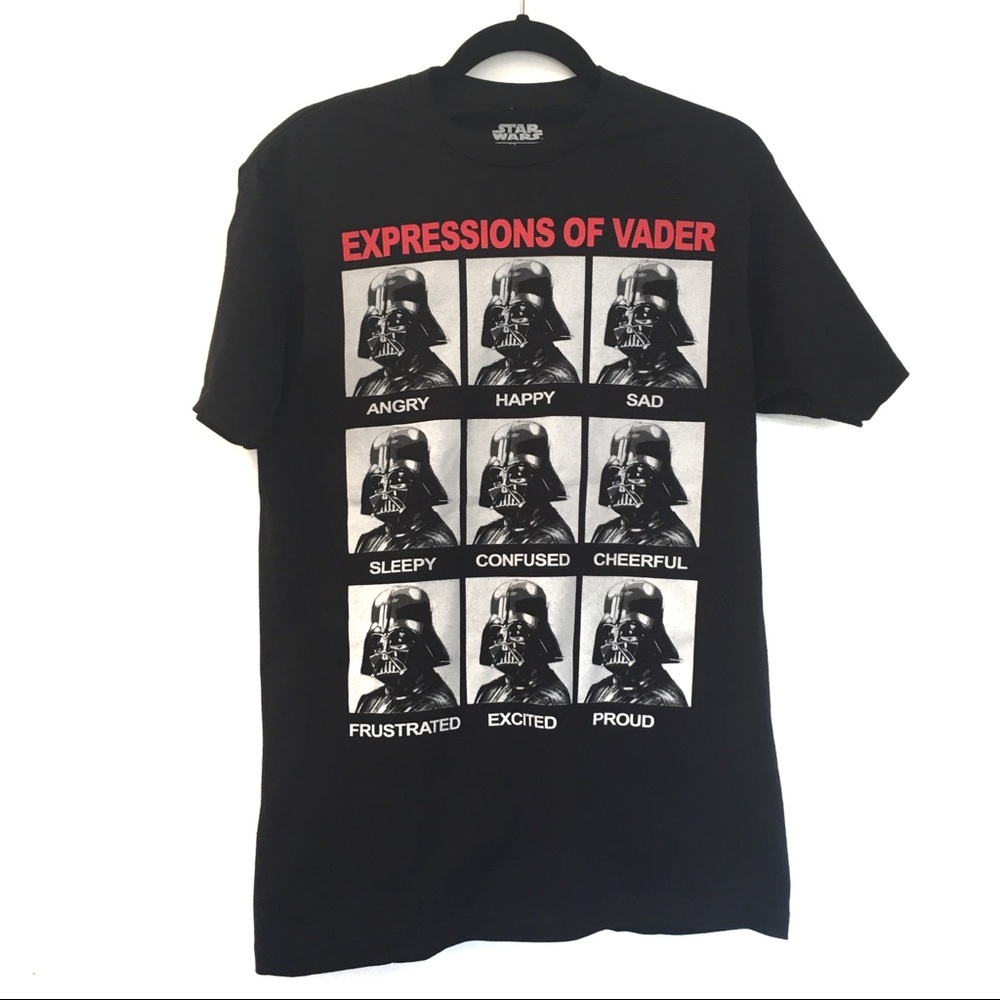 [STAR WARS]Funny Darth Vader Graphic T-Shirt Tee M